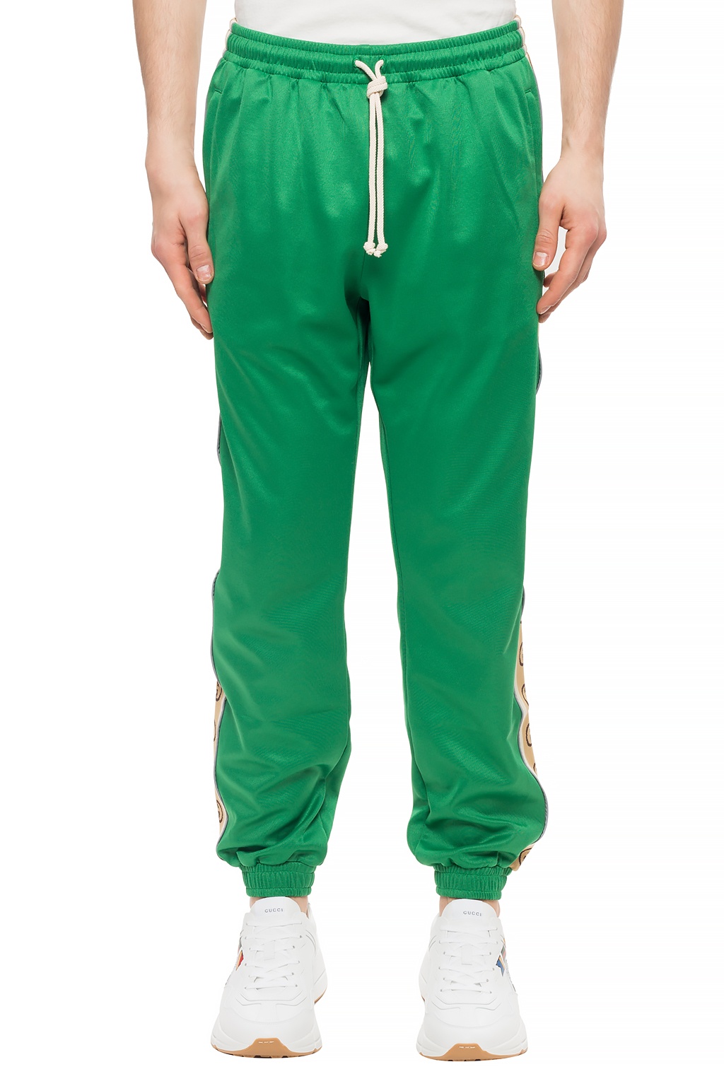 Green discount gucci sweatpants